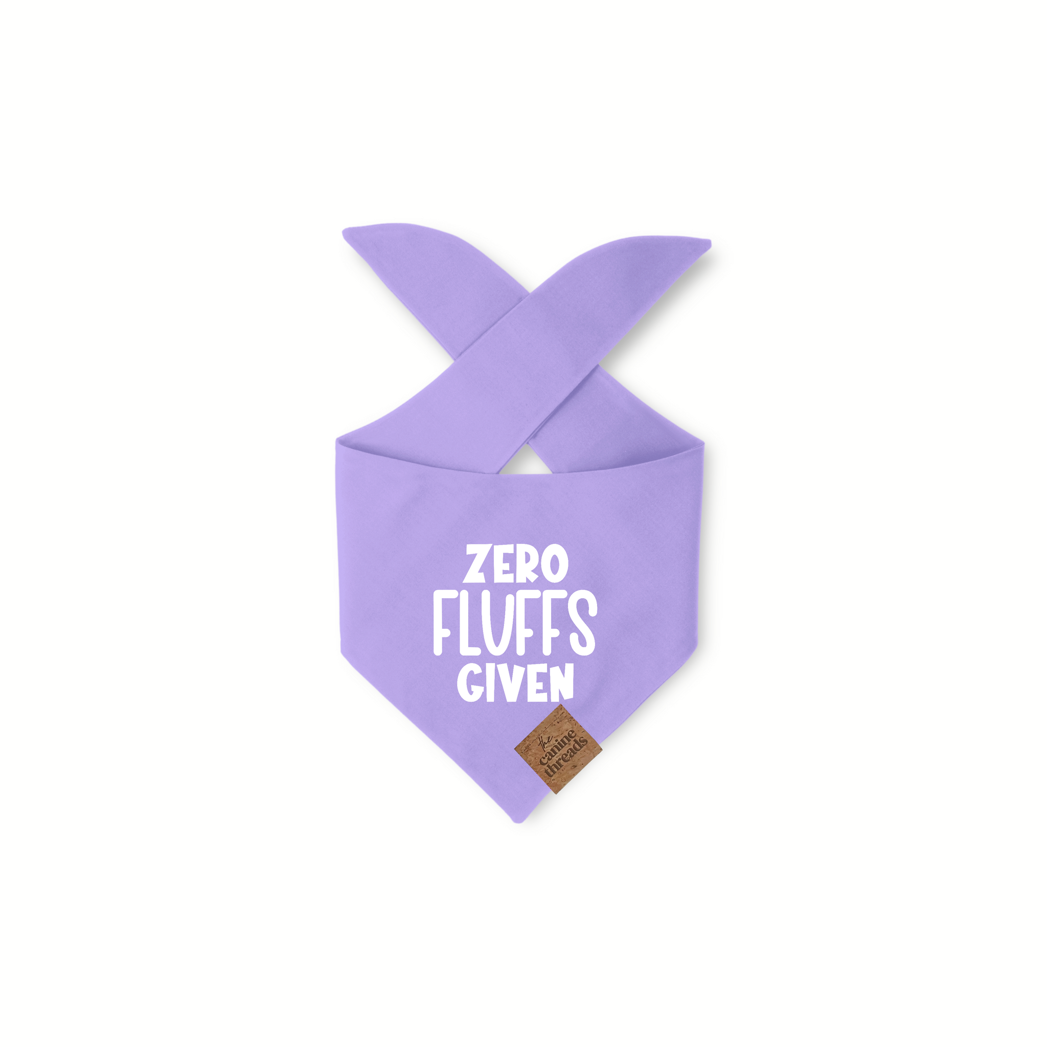 Zero Fluffs Given Pet Bandana
